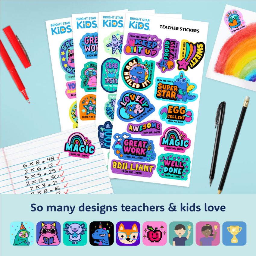 Personalised Teacher Stickers gallery image №1