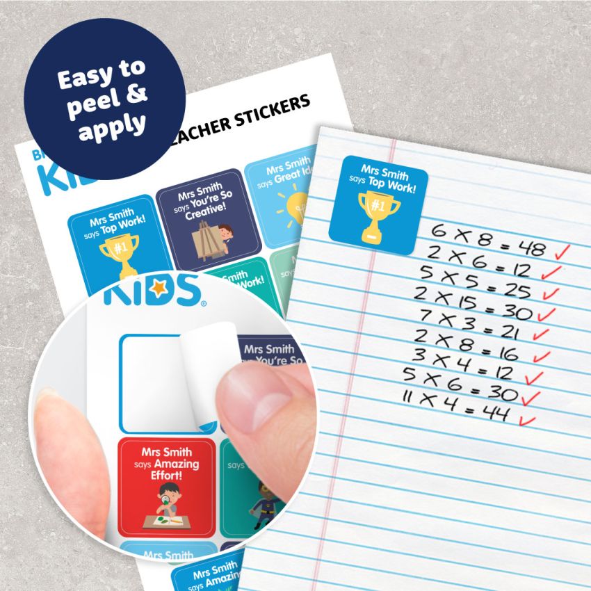 Personalised Teacher Stickers gallery image №3