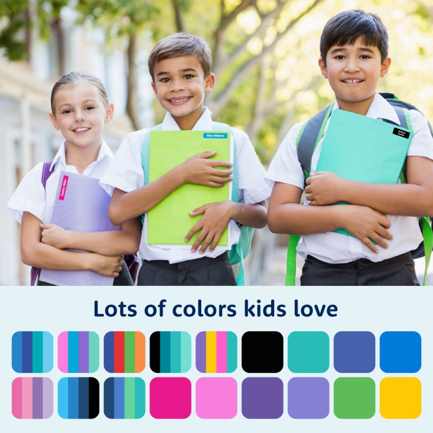 Plain School Name Labels Pack product preview image