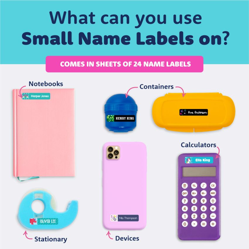 Designer Small Name Labels gallery image №4