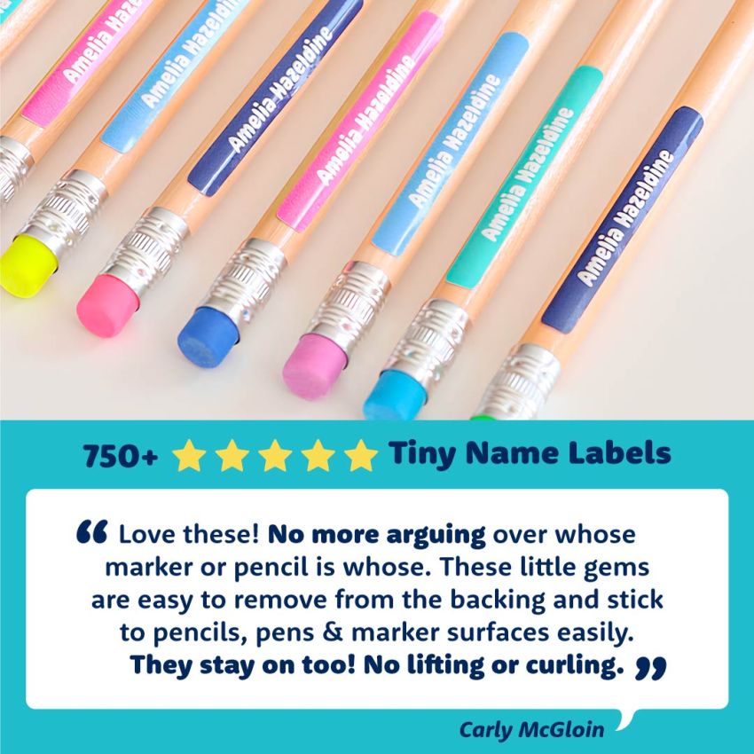 Tiny Pencil Name Labels gallery image №4