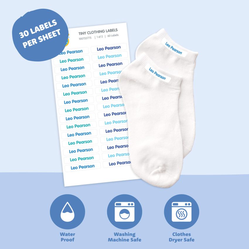 Tiny Clothing Name Labels gallery image №1