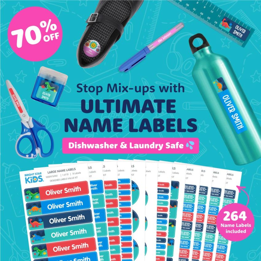 The Ultimate Sticker Name Labels Kit product preview image