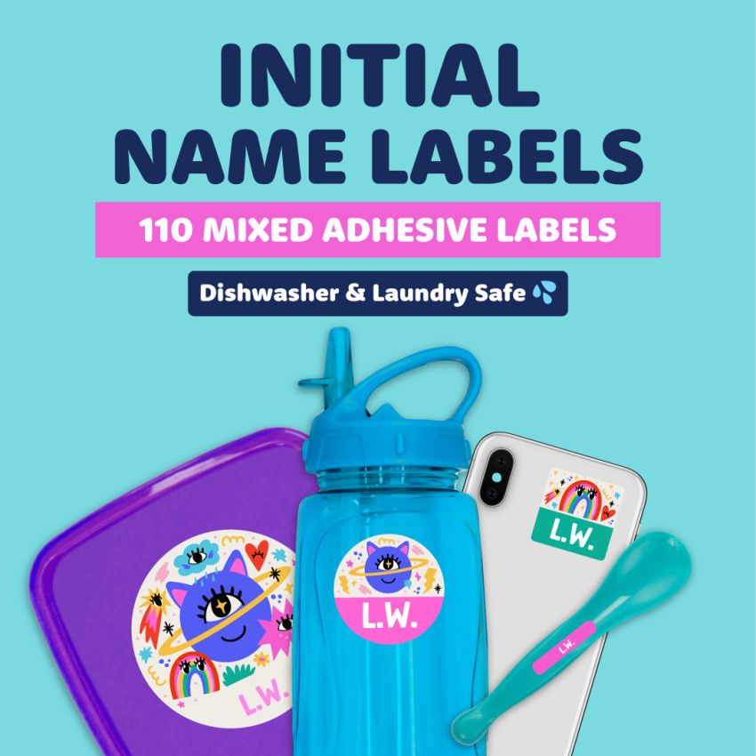 Initial Name Labels Pack product preview image