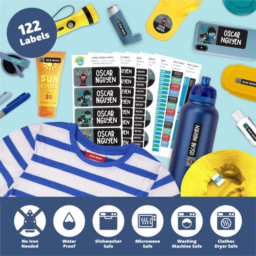 Sleepaway Camp Name Label Pack product preview image