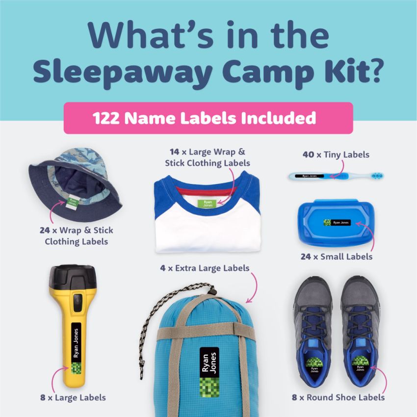 Sleepaway Camp Name Label Pack product preview image