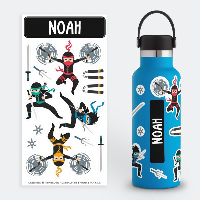Kids Drink Bottle Name Labels gallery image №1